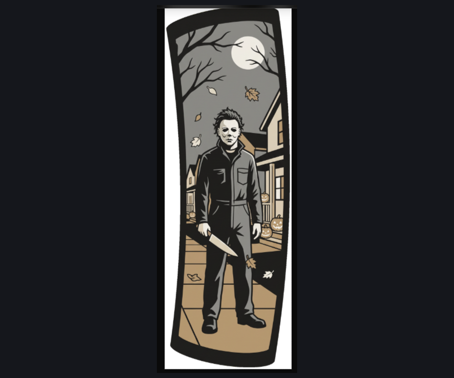 Halloween Rifle Magazine Color Art: Blank Mask Night (4-Tone MOPA) preview