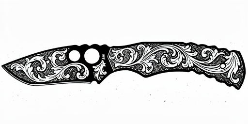 Bold, open-style scrollwork typical of A...
