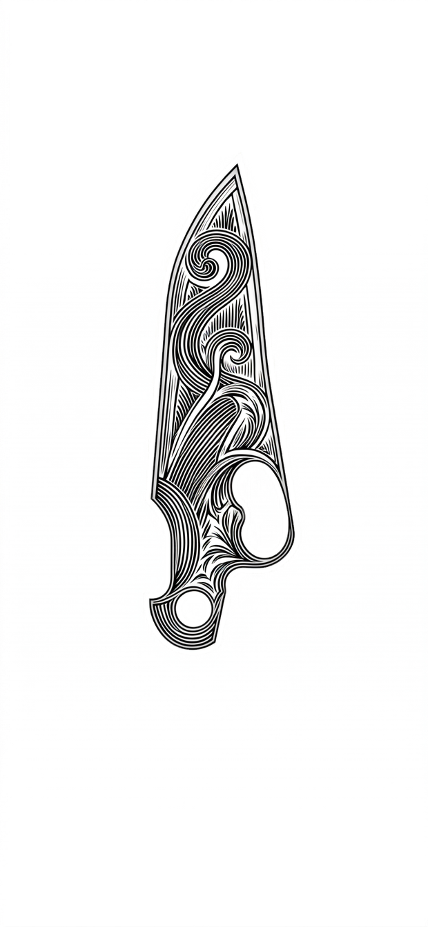 laser engravable ornamental scrollwork