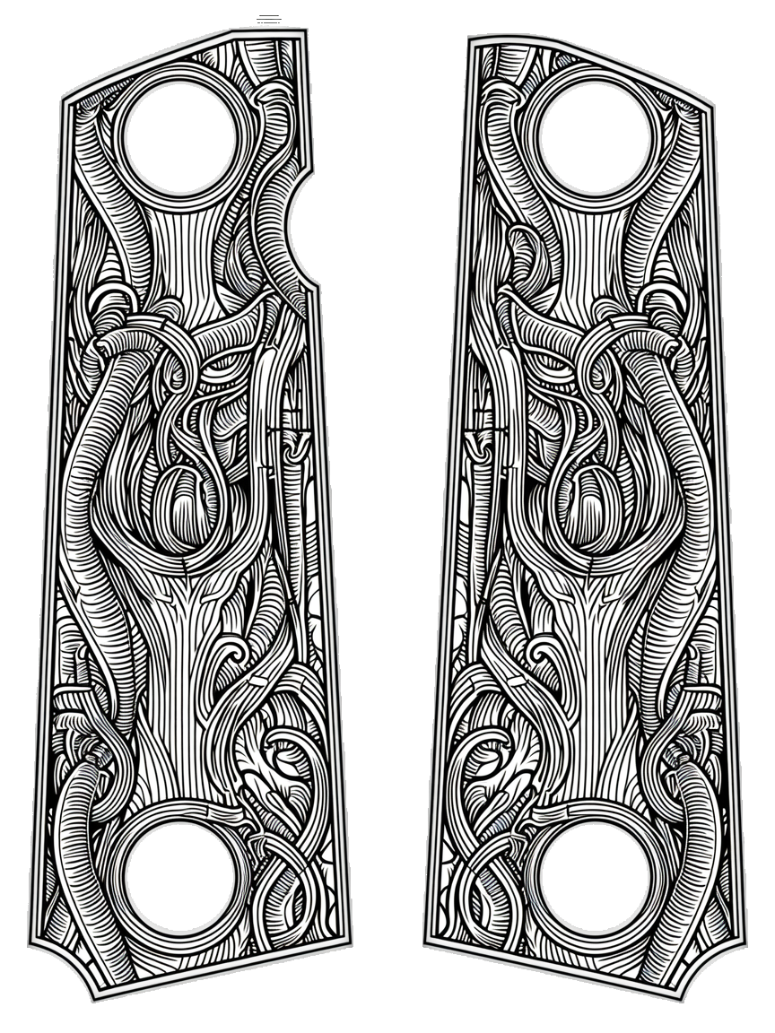 laser engravable ornamental scrollwork