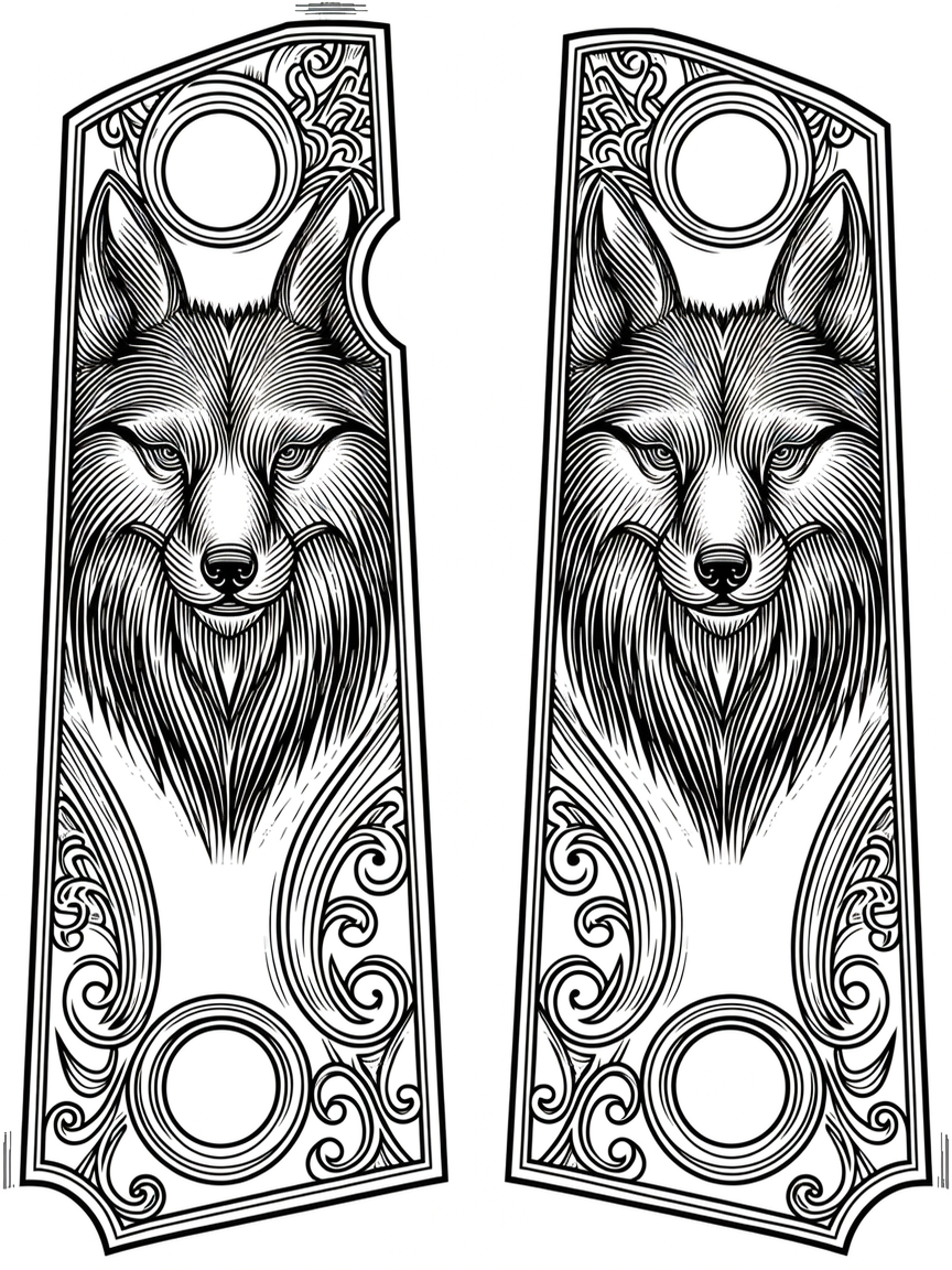 laser engravable ornamental scrollwork