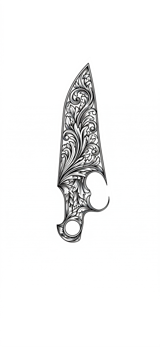 laser engravable ornamental scrollwork