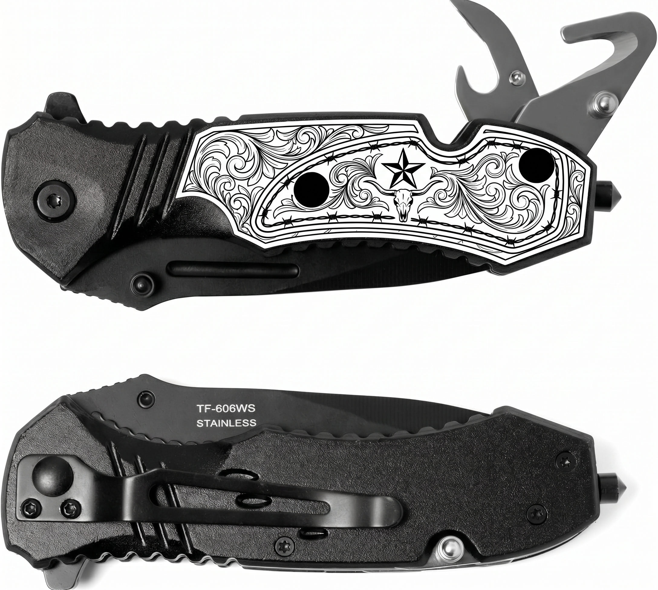 laser engravable ornamental scrollwork