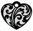 Bold, open-style scrollwork typical of A...
