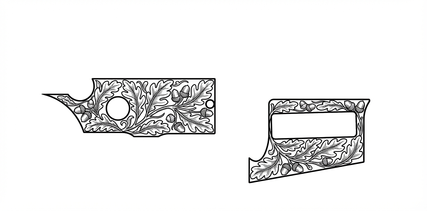 high-contrast engraving fill