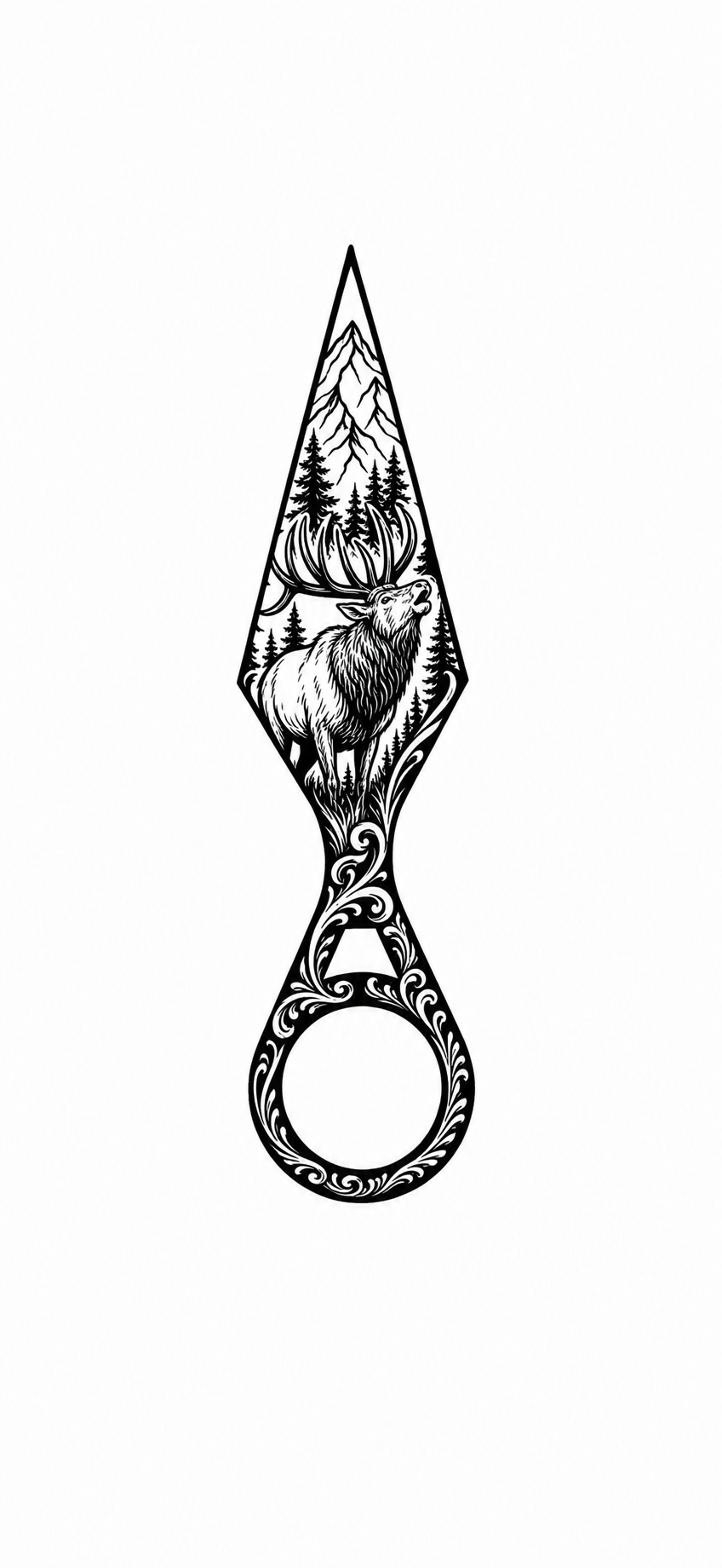 laser engravable ornamental scrollwork