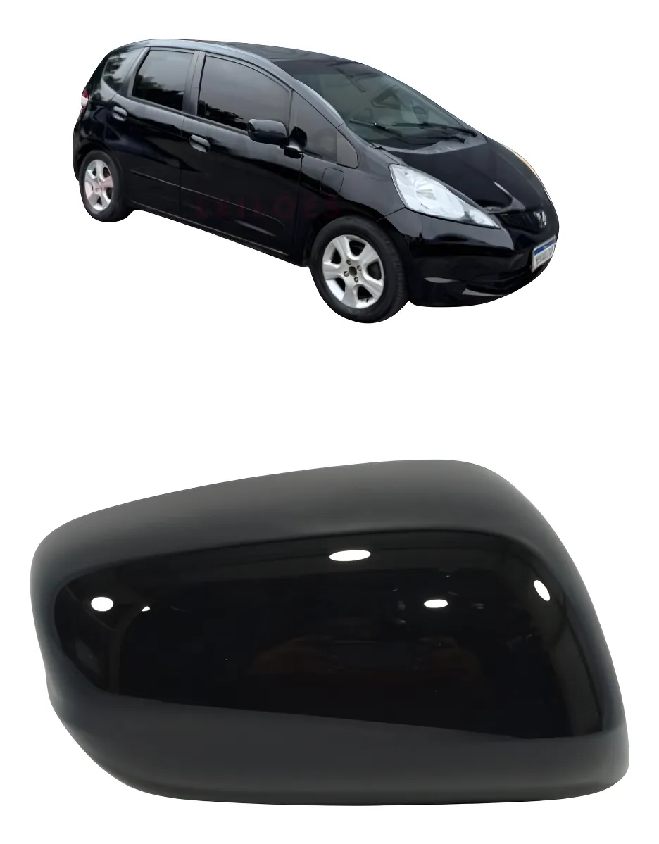 Capa Retrovisor New Fit Sem Seta 2009/2013 Lado Direito