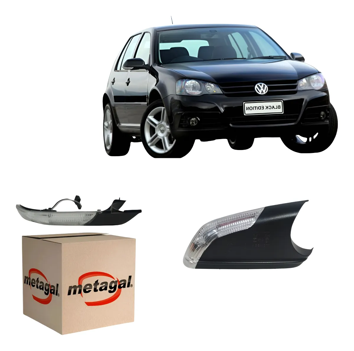 Pisca Retrovisor Golf Sportline 2008 2009 2010 2011 Orig Ld