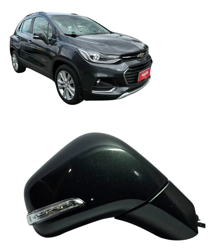 Retrovisor Tracker 2017 2018 2019 2020 Com Pisca Direito (Usado)