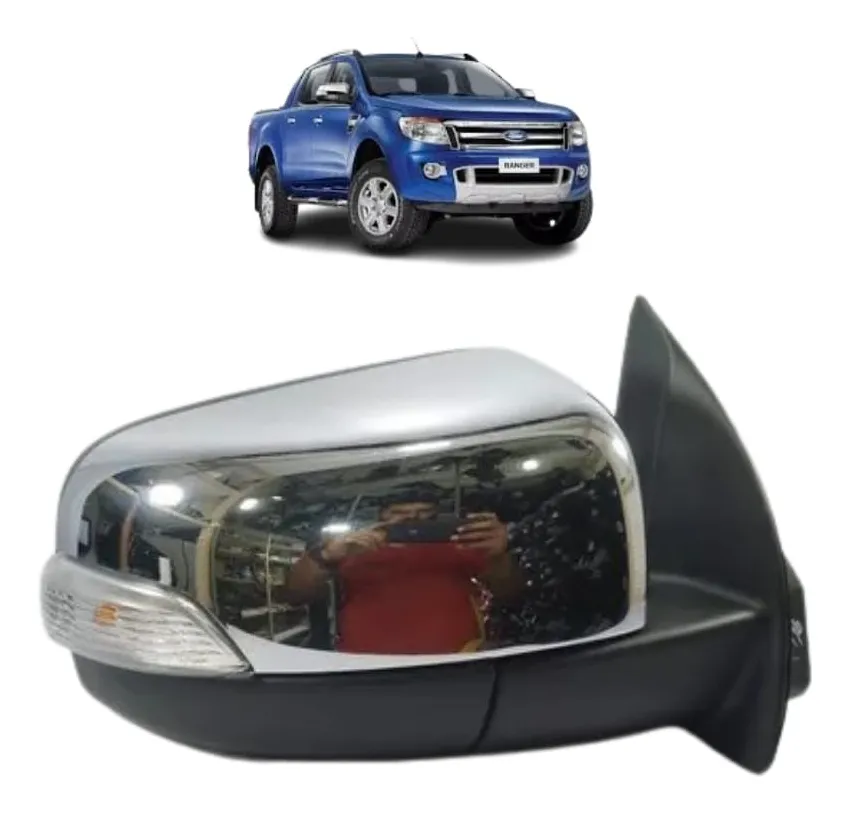 Retrovisor Ford Ranger Retrátil 2013/2022 Lado Direito (Usado)