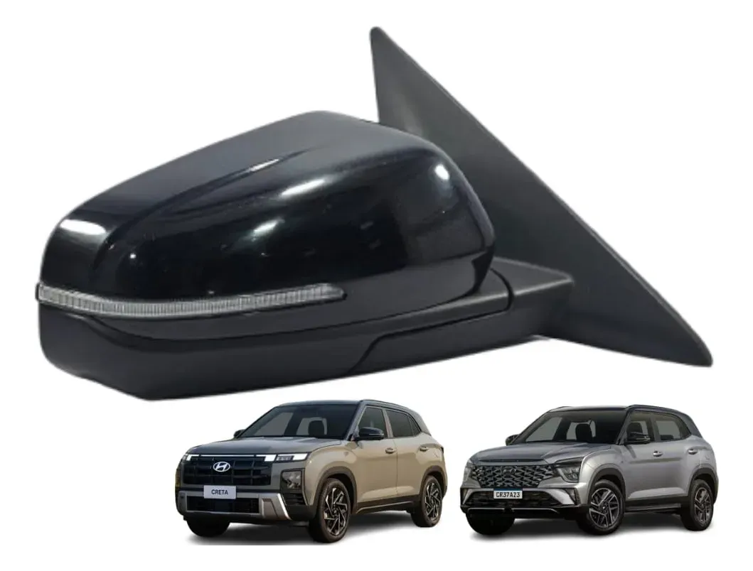 Retrovisor Creta 2022 2023 2024 2025 Com Câmera Retrátil Ld (Usado)