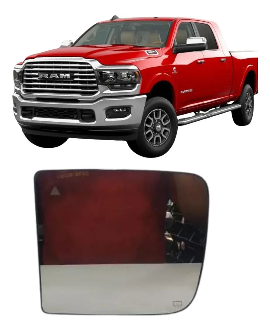 Lente Retrovisor Ram 2500 3500 2020 2021 2022 2023 Esquerdo (Usado)