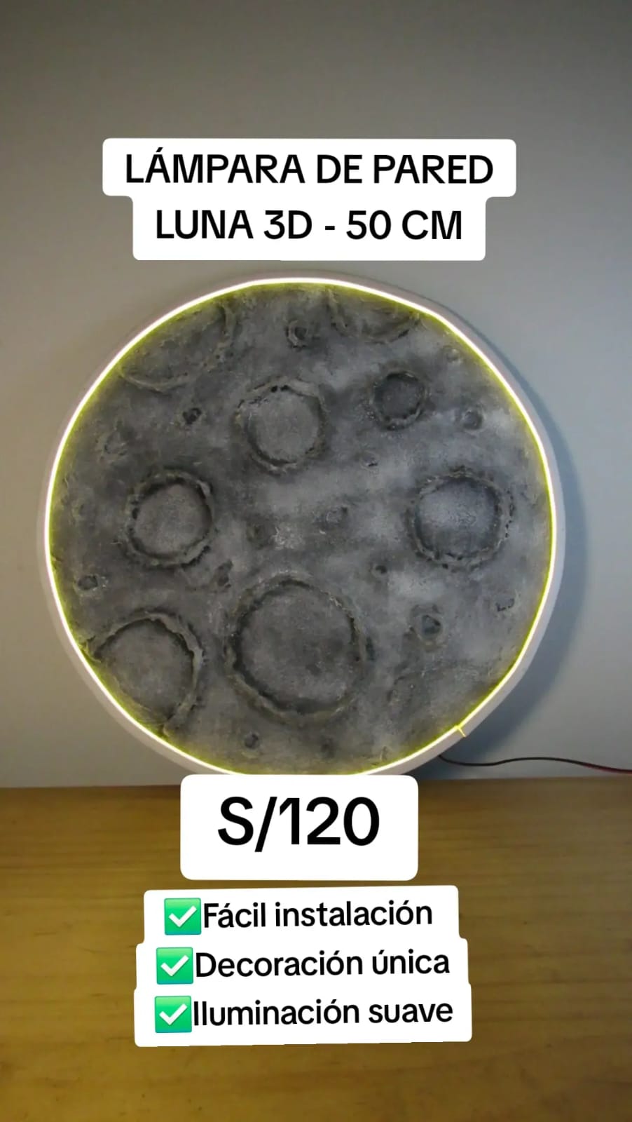 Lámpara de pared LUNA