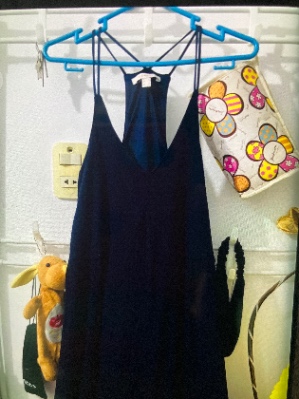 Vestido azul M-L marca ESPRIT