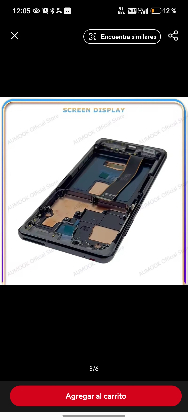 Pantalla para samsung s20plus