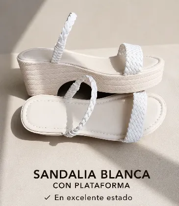 Sandalias blancas