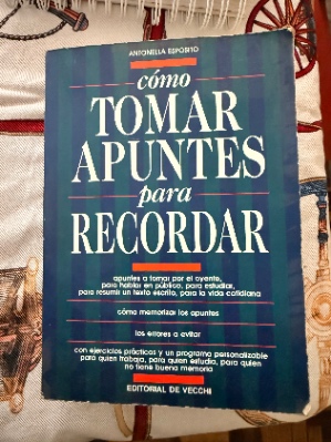 Libro ‘Como tomar apuntes para recordar’