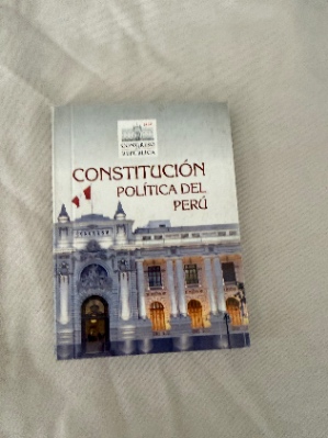 Mini libro constitución política del Perú