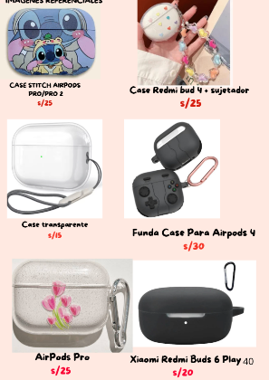 CASE AIRPODS VARIADOS COMAS PASCANA