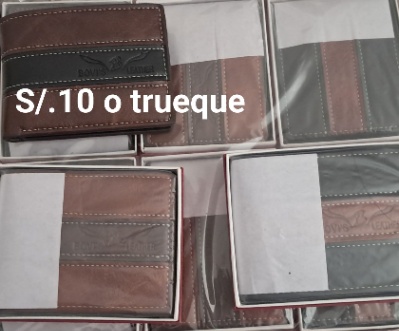 Vendo o trueque billetera para hombre