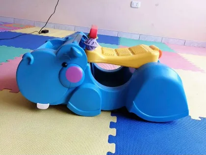 Corre pasillo elefante