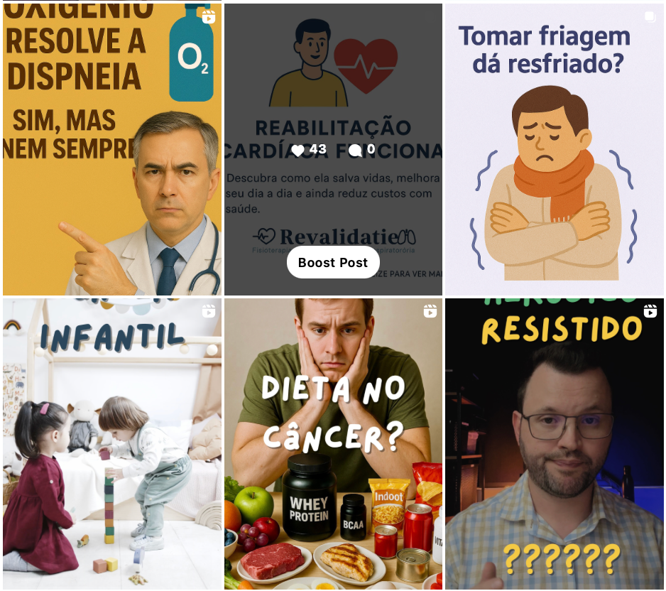 🎥 Revalidatie lança série de vídeos educativos sobre exercício físico e saúde