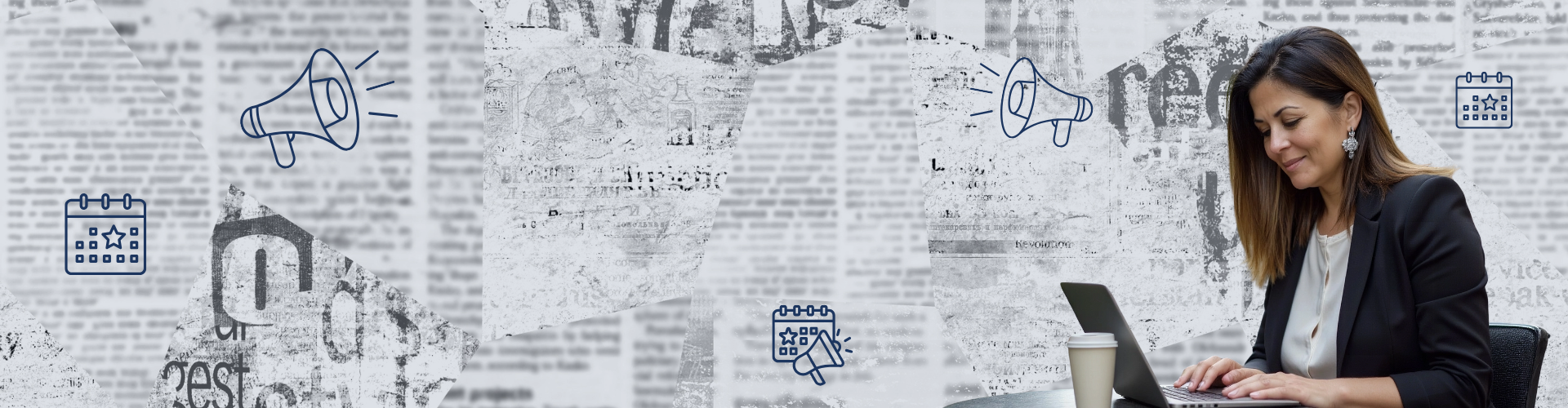 Fondo de la sección de noticias