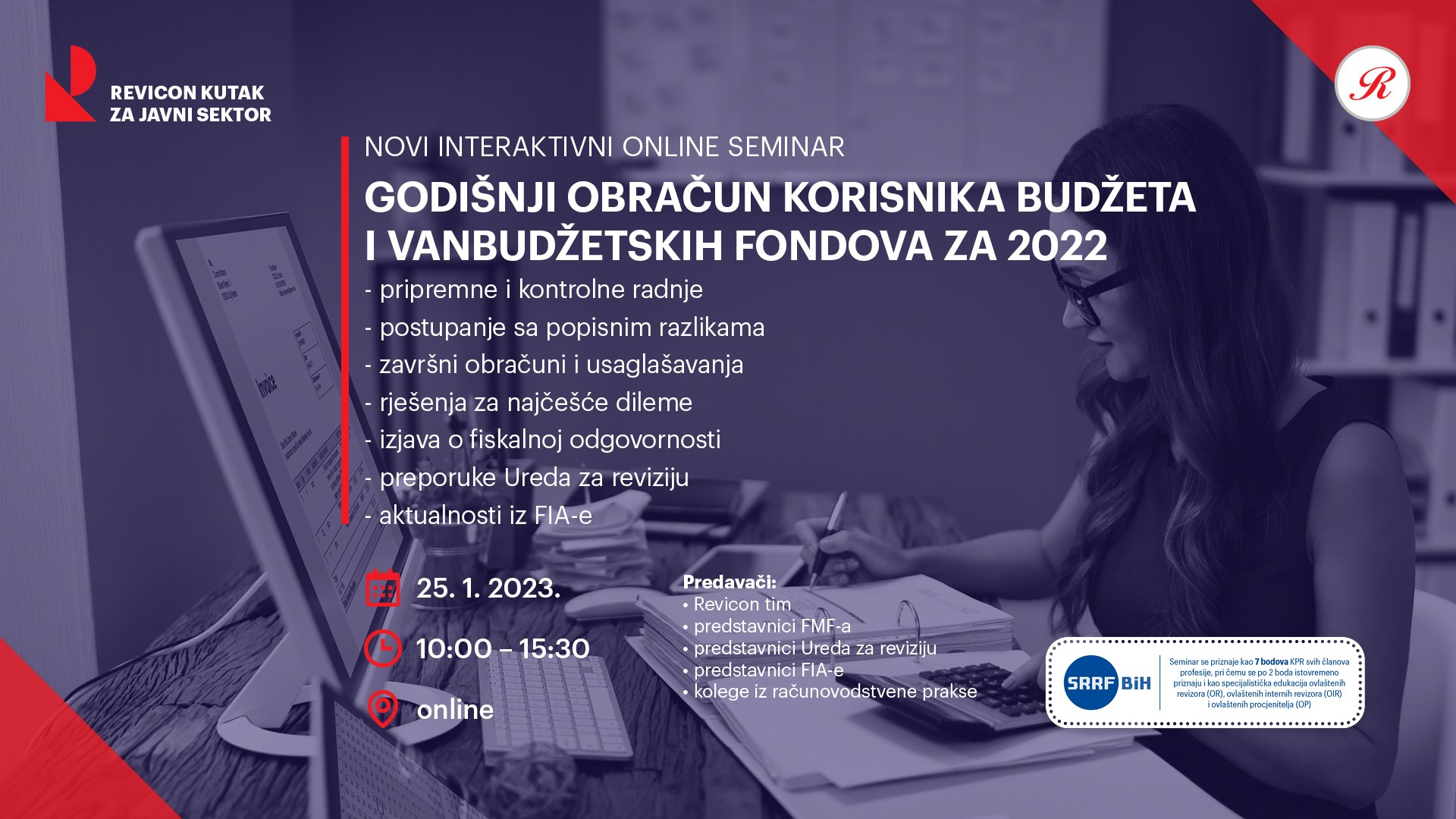 KPE: GODIŠNJI OBRAČUN KORISNIKA BUDŽETA I VANBUDŽETSKIH FONDOVA ZA 2022