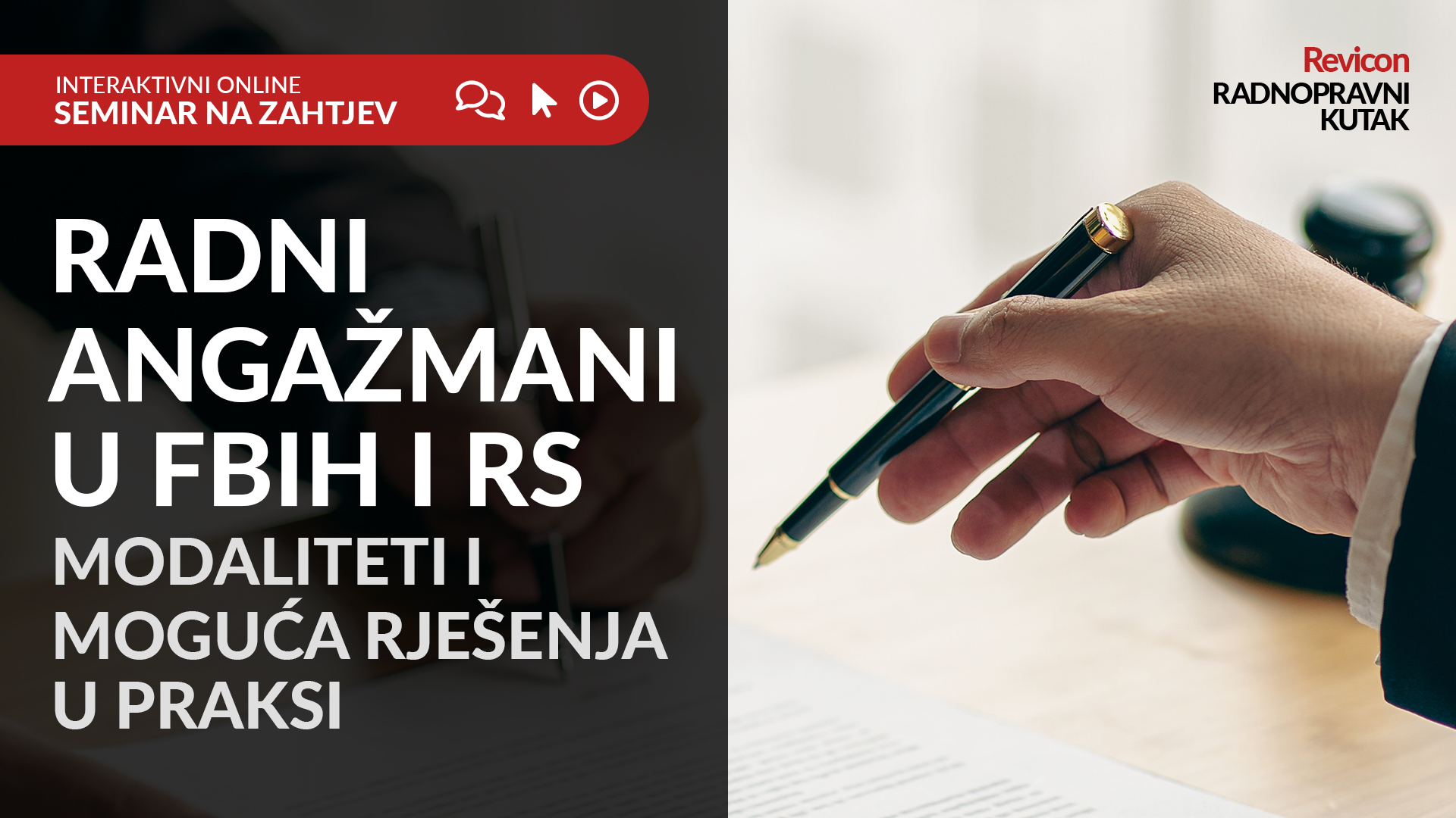 RADNI ANGAŽMANI U FBiH I RS