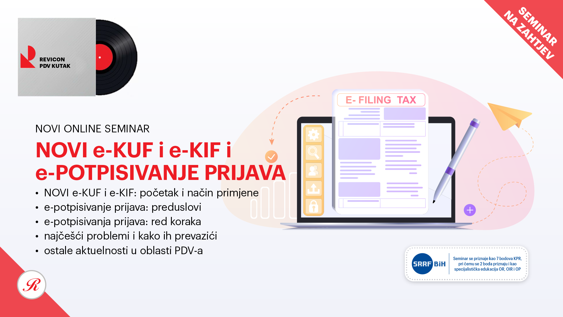 KPE: NOVI e-KUF i e-KIF i e-POTPISIVANJE PRIJAVA