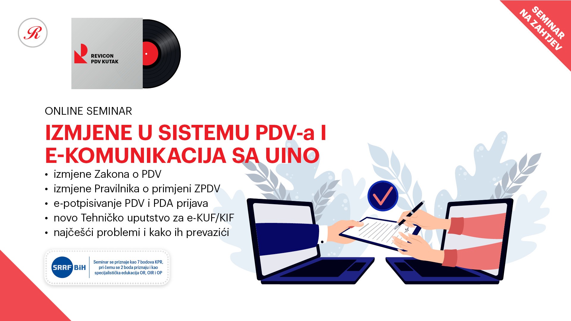 KPE: IZMJENE U SISTEMU PDV-a I E-KOMUNIKACIJA SA UINO 