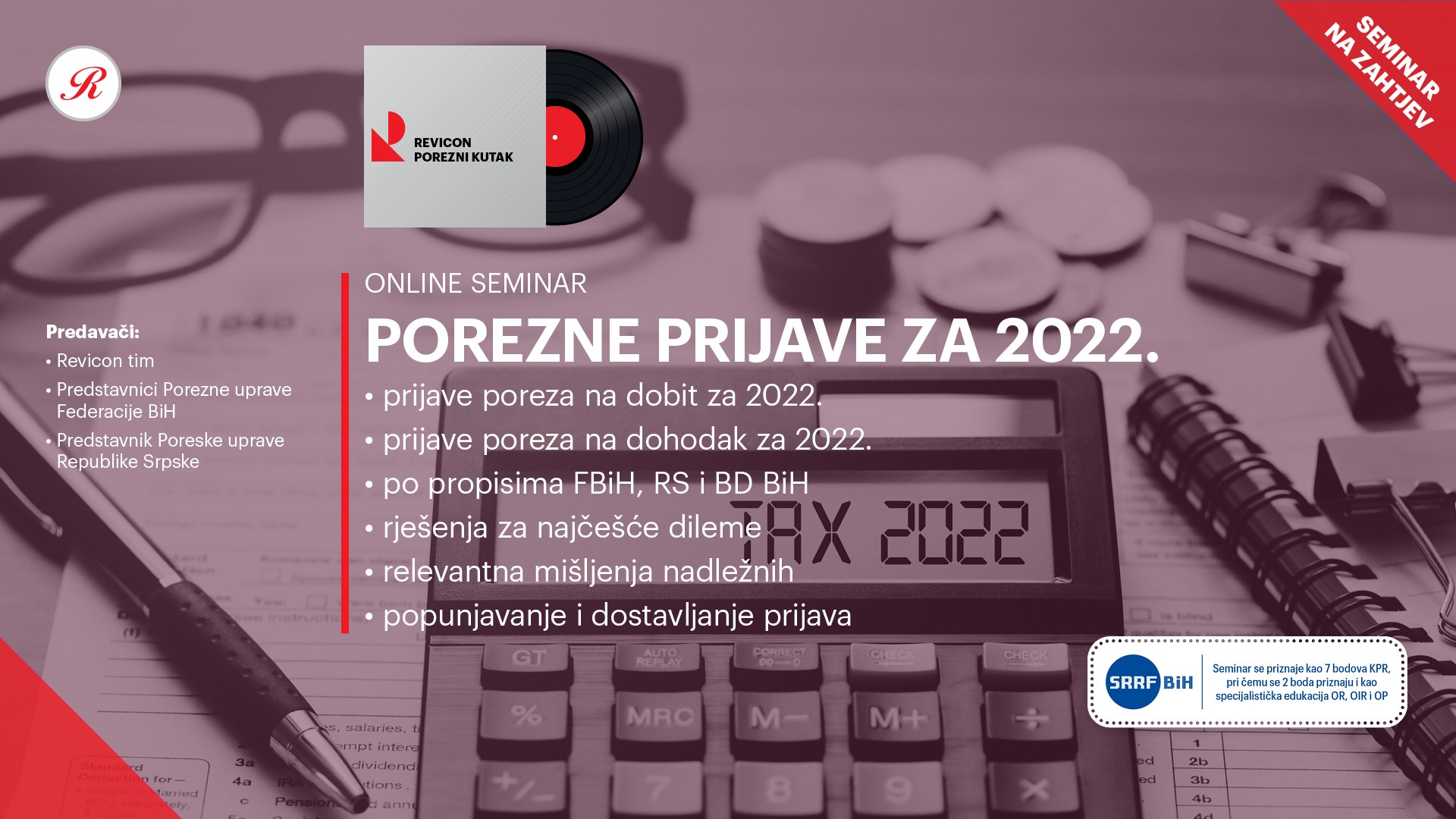 KPE: POREZNE PRIJAVE ZA 2022.