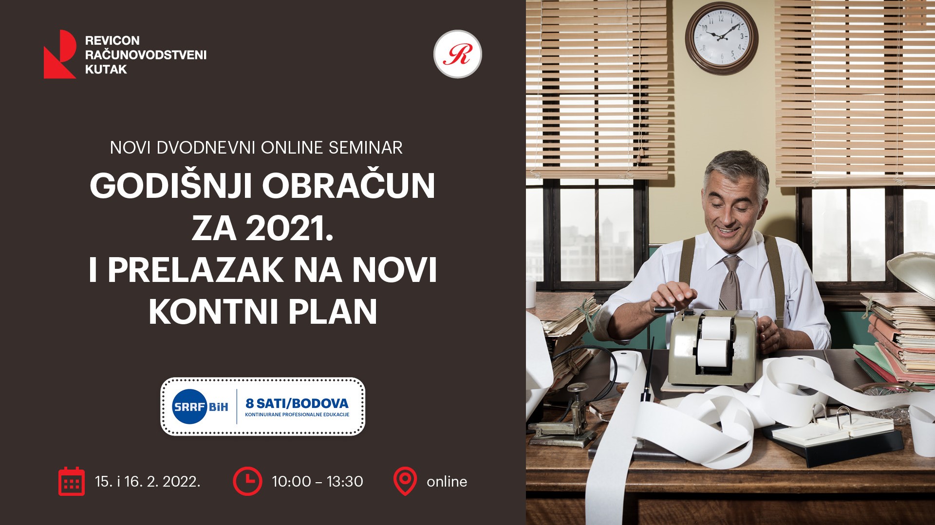 GODIŠNJI OBRAČUN ZA 2021. I PRELAZAK NA NOVI KONTNI PLAN