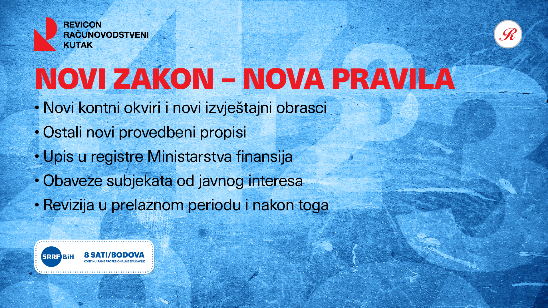 NOVI ZAKON - NOVA PRAVILA