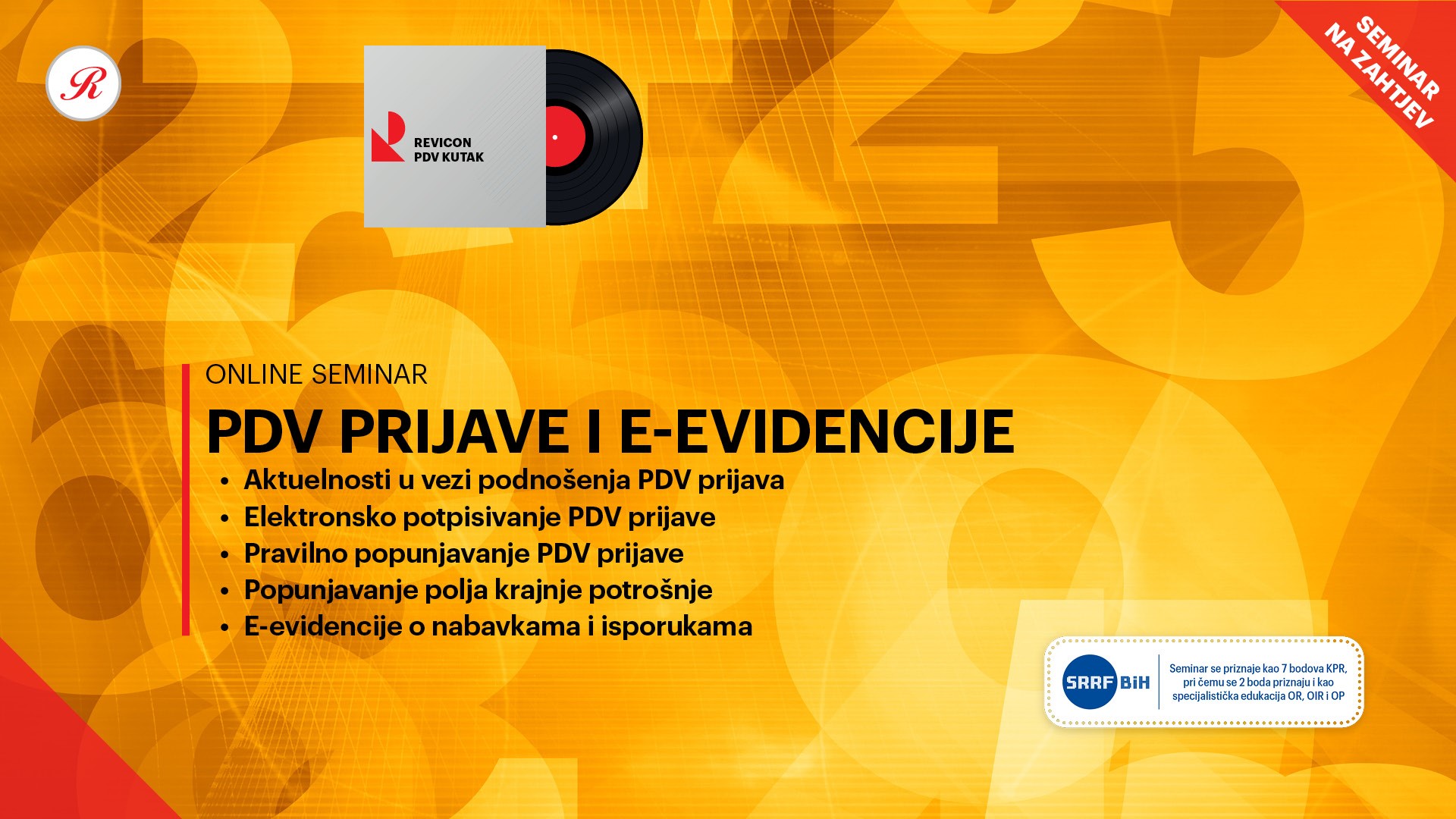 KPE: PDV PRIJAVE I E-EVIDENCIJE