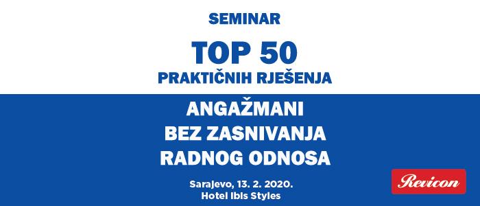 Angažmani bez zasnivanja radnog odnosa:TOP 50 praktičnih rješenja