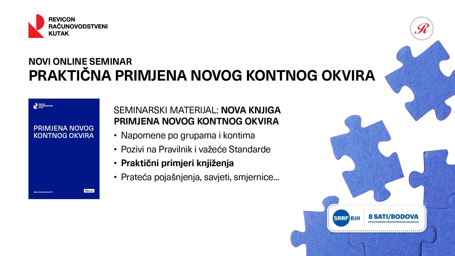 PRAKTIČNA PRIMJENA NOVOG KONTNOG OKVIRA