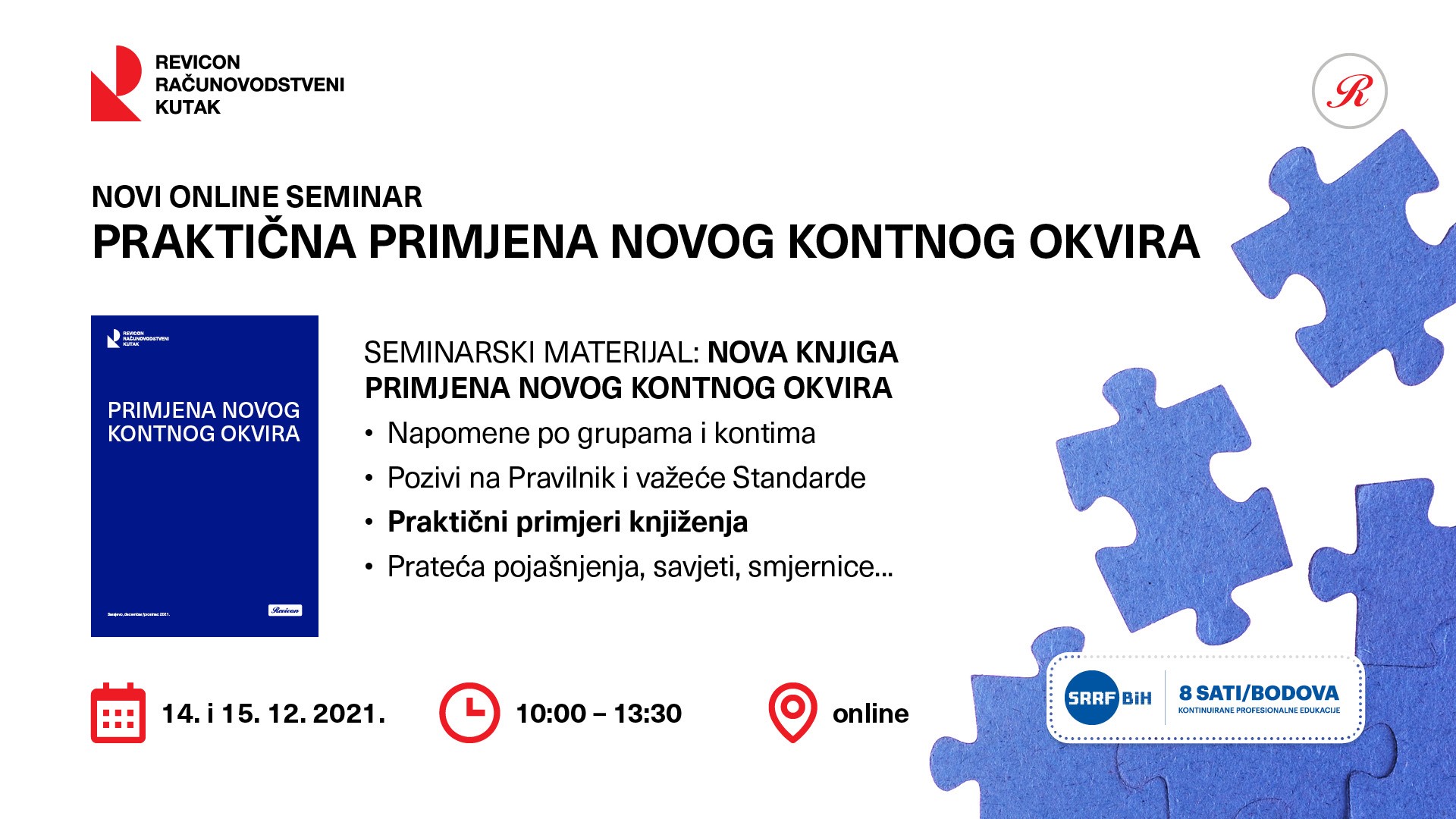 PRAKTIČNA PRIMJENA NOVOG KONTNOG OKVIRA 