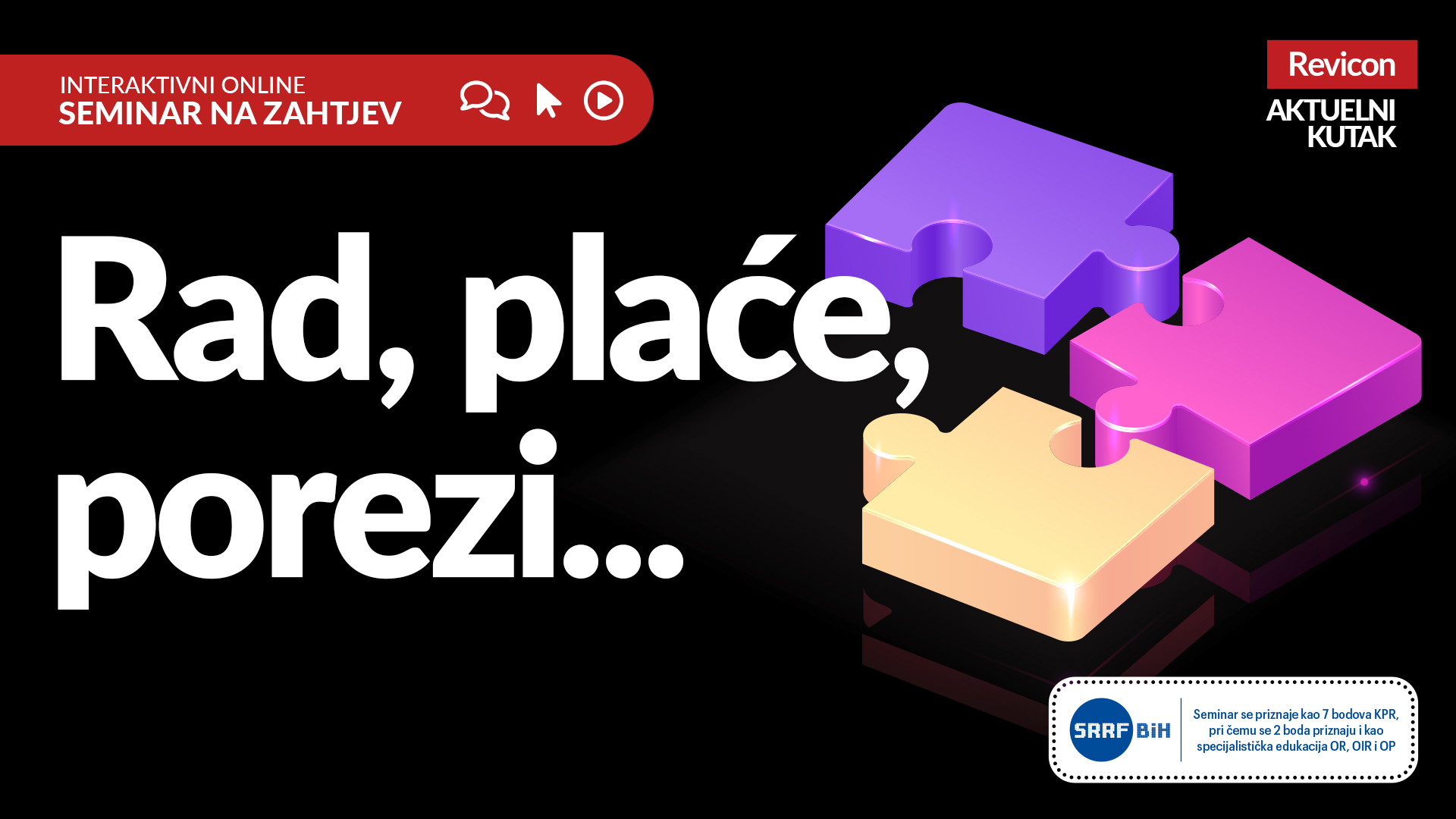 RAD, PLAĆE, POREZI...