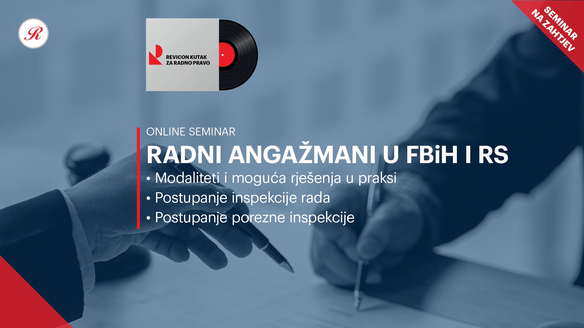 RADNI ANGAŽMANI U FBiH I RS