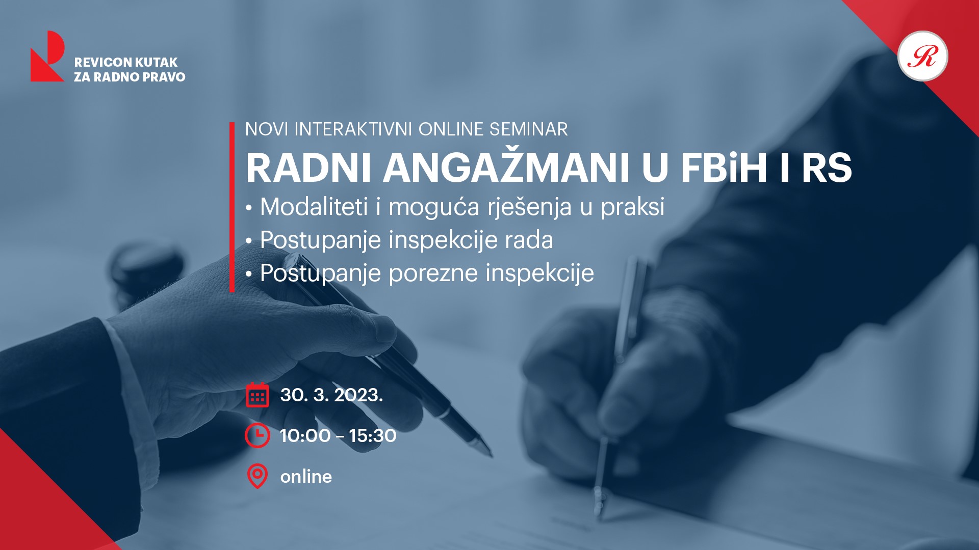 RADNI ANGAŽMANI U FBiH I RS