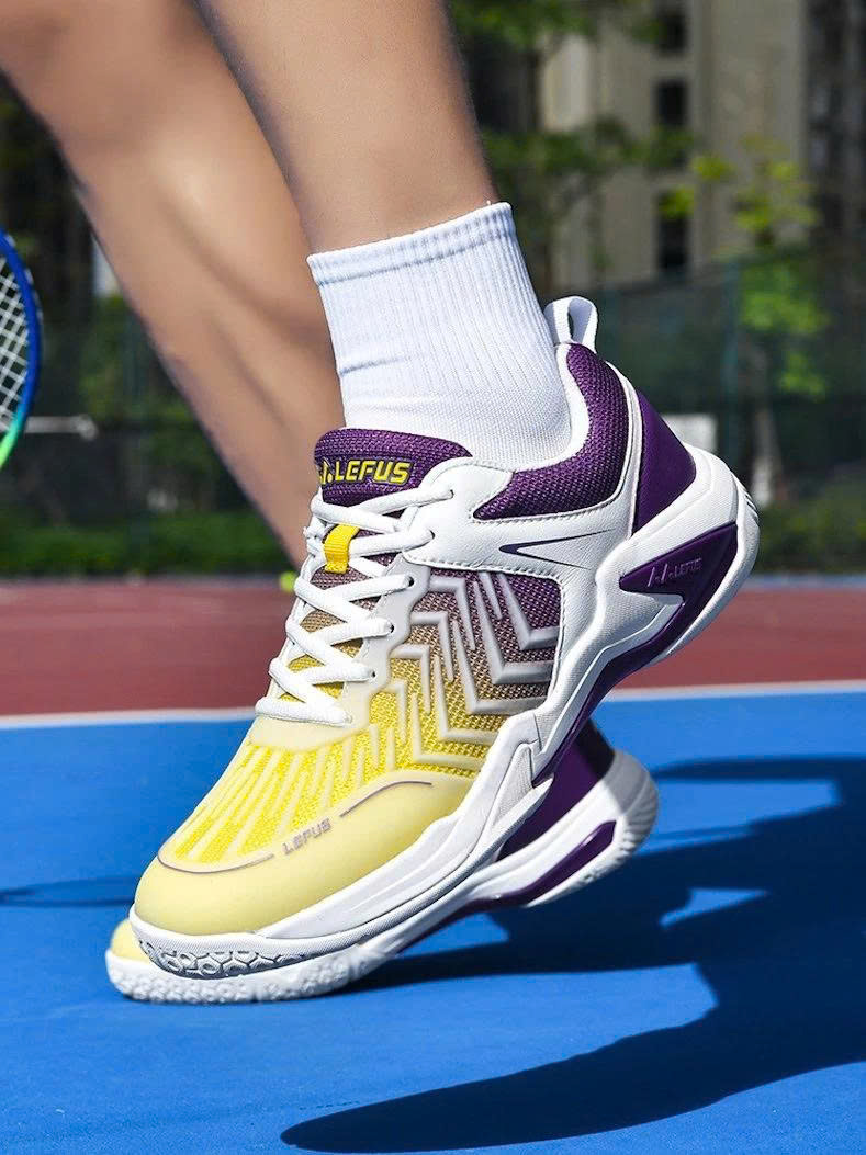 [HOT SALE 46%]Giày cầu lông, giày pickleball Lefus chính hãng Cao Cấp Unisex Đế cao su HDR TPU chống xoắn