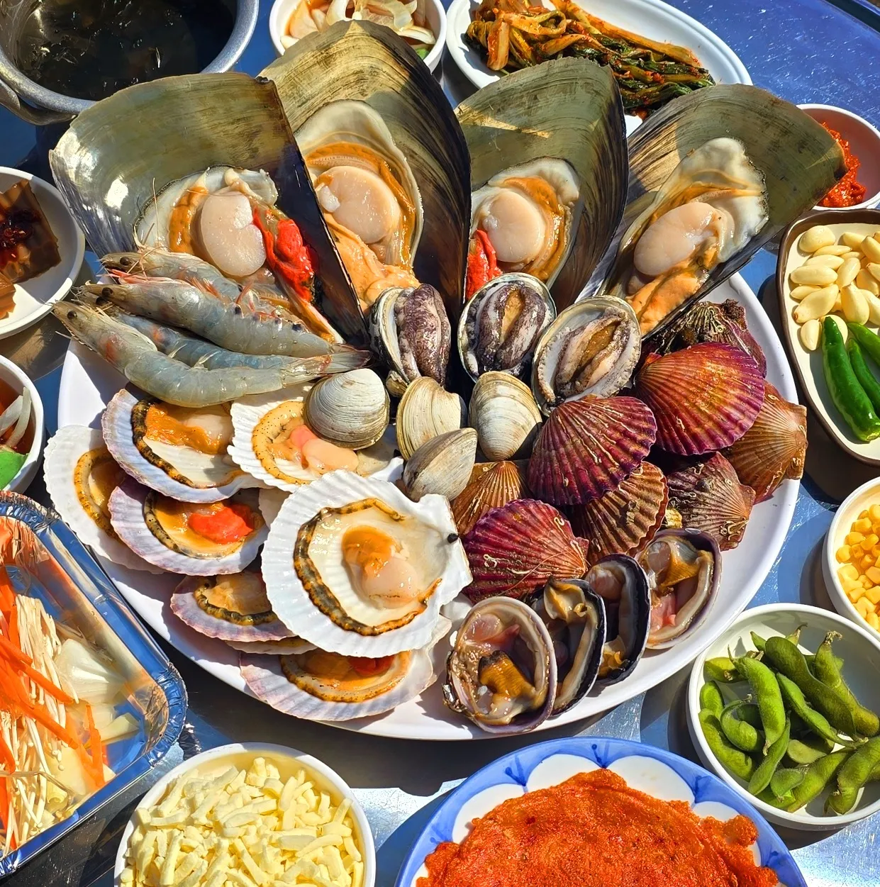 착한횟집 청사포 조개구이