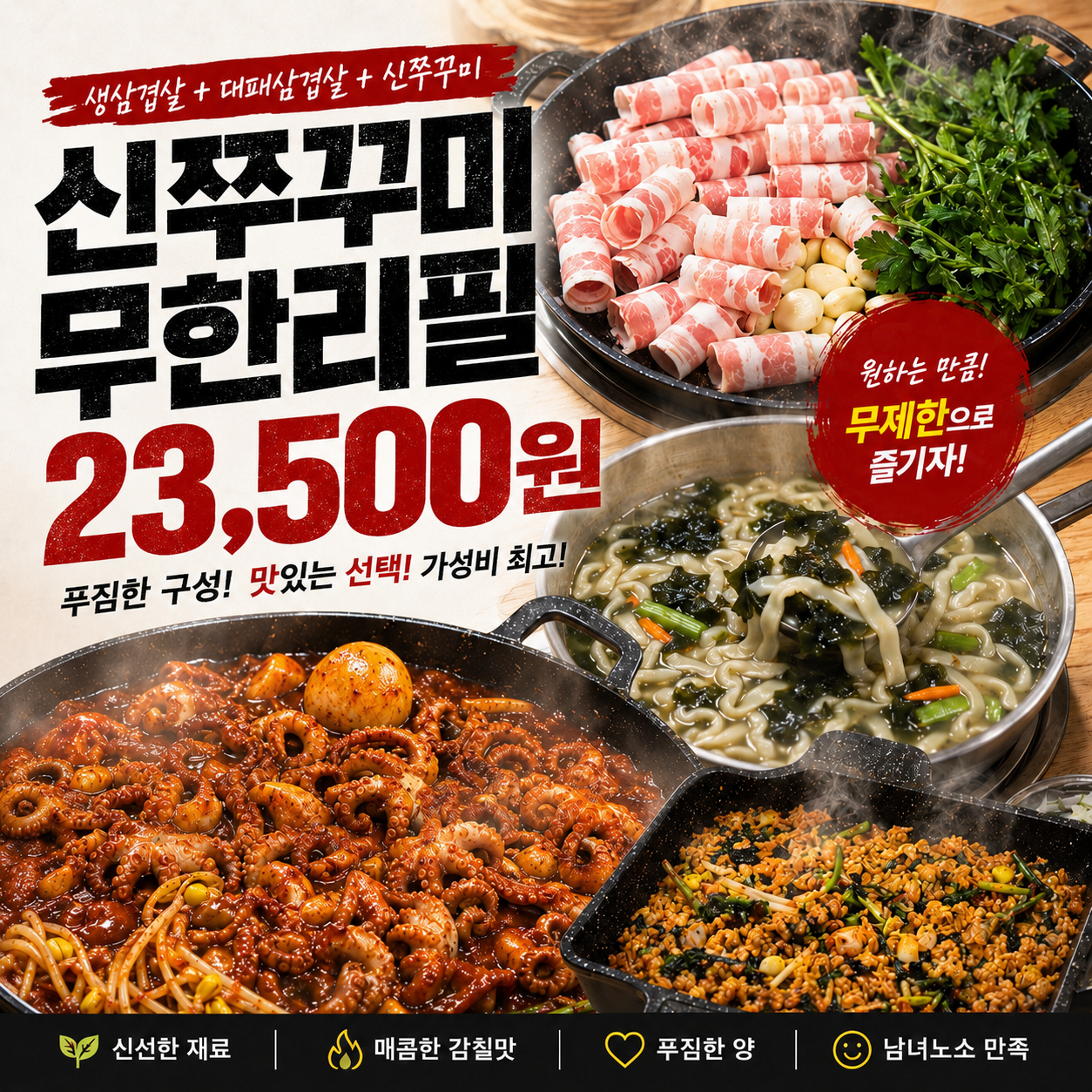 [나주시] 신쭈꾸미 무한리필
