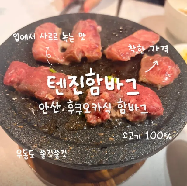 [안산시] 텐진함바그 안산 본점