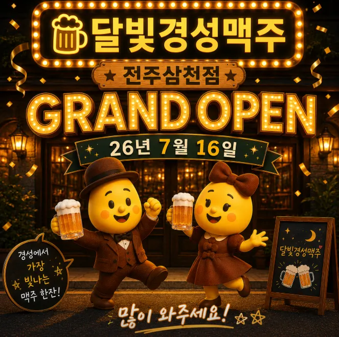 [전주시] 달빛경성맥주 전주삼천점