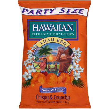 Hawaiian Luau BBQ Sweet & Spicy Kettle Style Potato Chips product image
