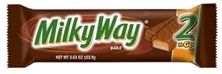 Milky Way Milk Chocolate Sharing Size Candy Bar 3.63 oz Pack of 24 product image