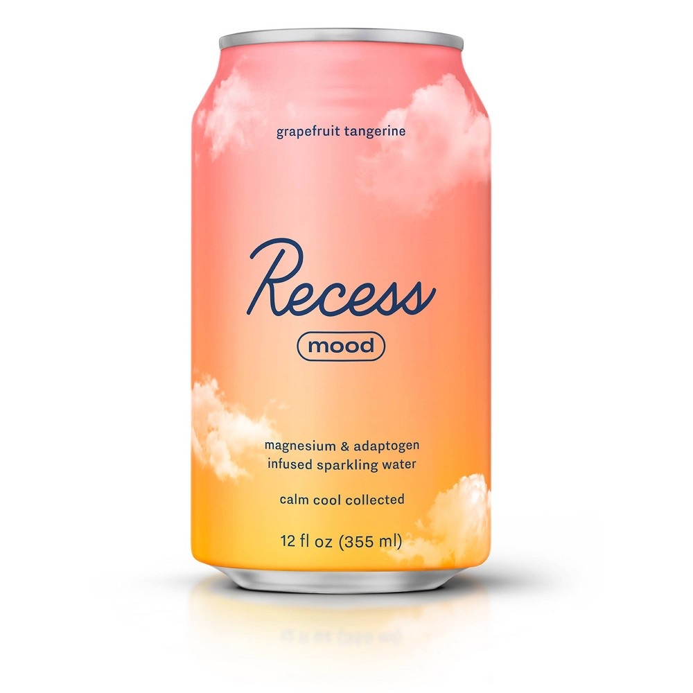 Recess Mood Grapefruit Tangerine Sparkling Water 12 fl oz Can product image