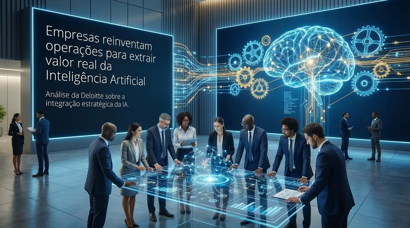 Empresas reinventam operações para extrair valor real da Inteligência Artificial